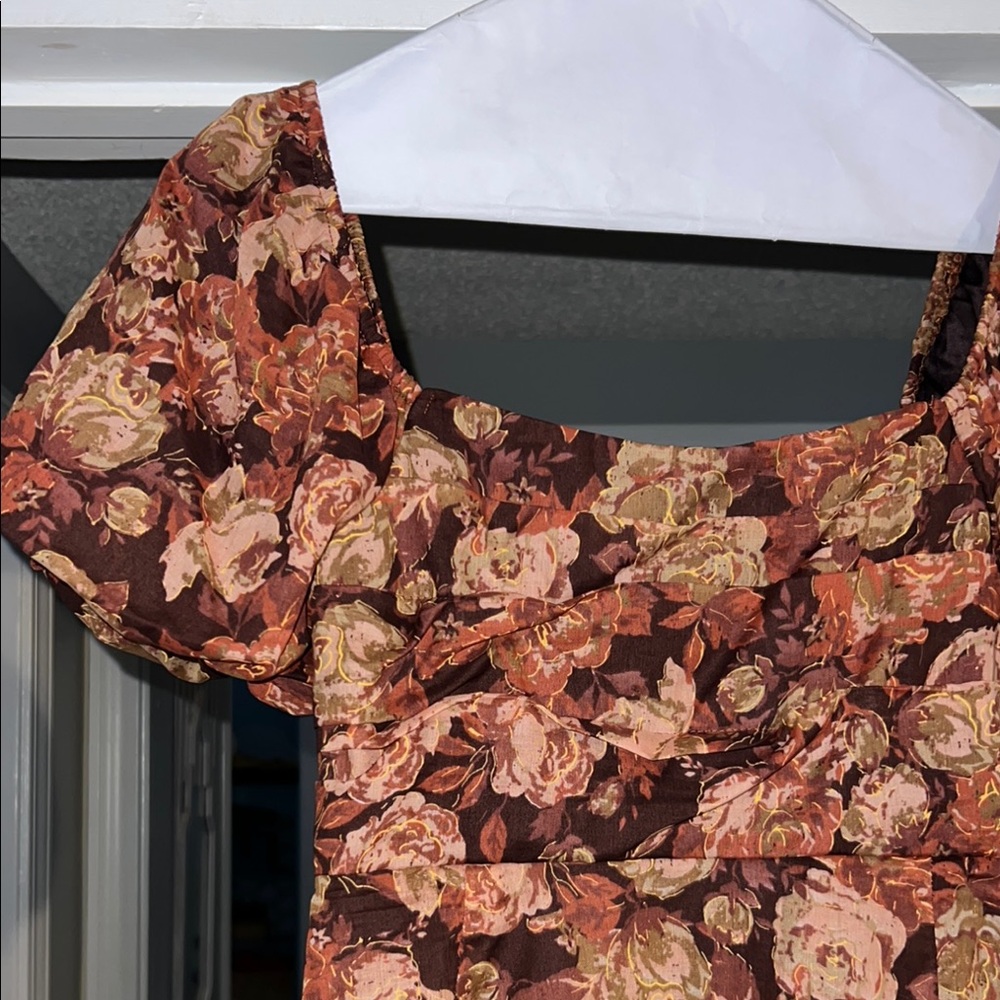 Altar'd State Chocolate Brown Mini Dress